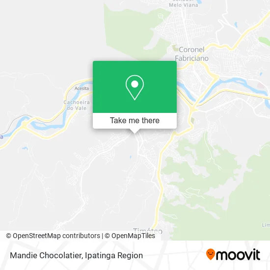 Mandie Chocolatier map