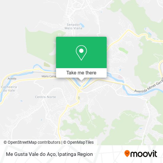 Me Gusta Vale do Aço map