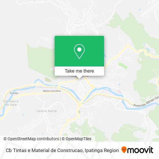 Cb Tintas e Material de Construcao map