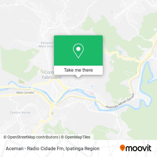 Mapa Aceman - Radio Cidade Fm