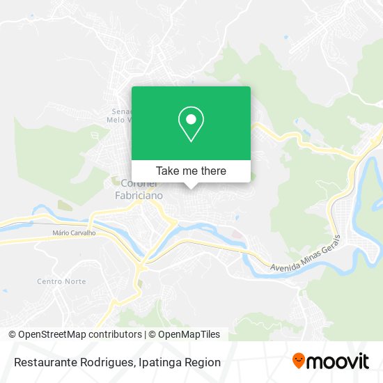 Mapa Restaurante Rodrigues
