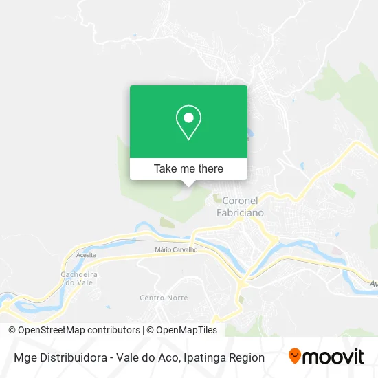 Mge Distribuidora - Vale do Aco map