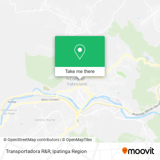 Transportadora R&R map