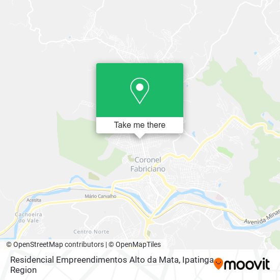 Mapa Residencial Empreendimentos Alto da Mata