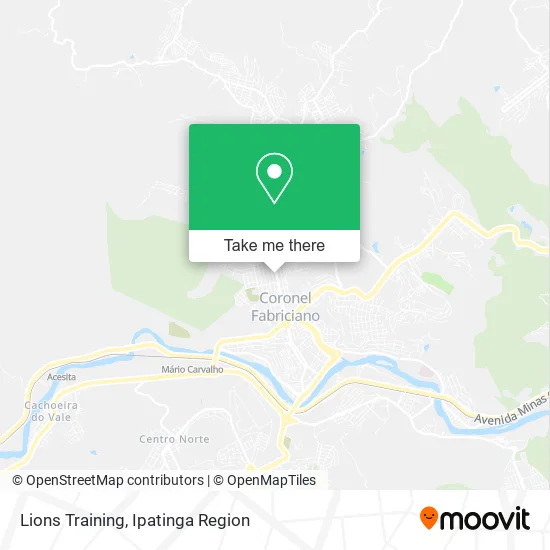 Lions Training map