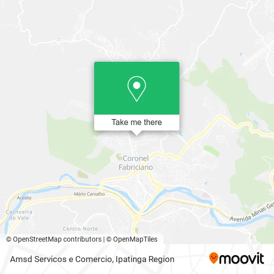 Amsd Servicos e Comercio map