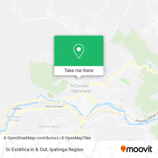 Gi Estética in & Out map