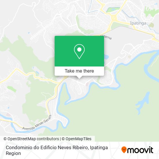 Mapa Condominio do Edificio Neves Ribeiro