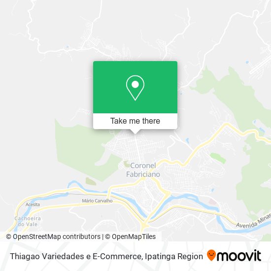 Mapa Thiagao Variedades e E-Commerce