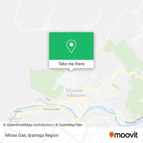 Minas Gas map