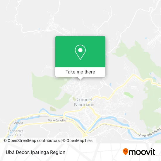 Ubá Decor map