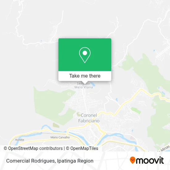 Comercial Rodrigues map