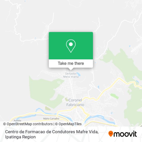 Centro de Formacao de Condutores Mafre Vida map