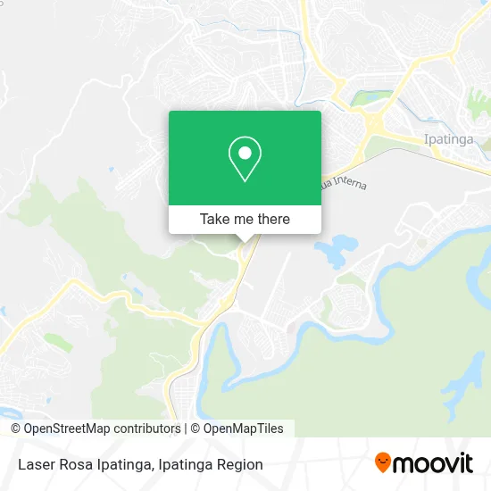 Laser Rosa Ipatinga map