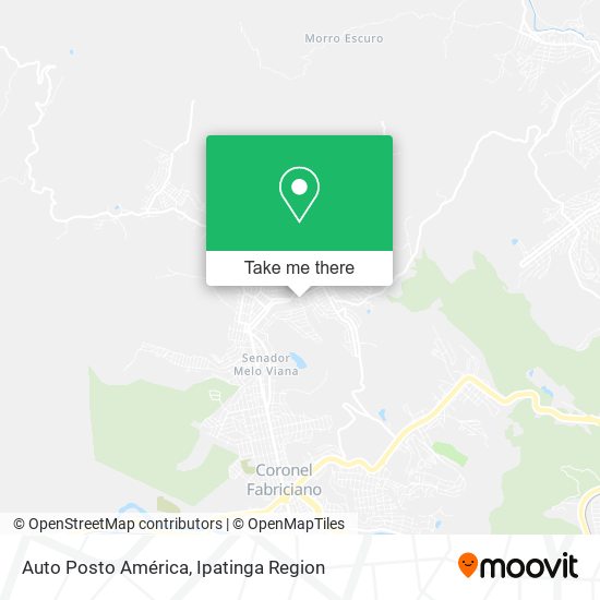 Auto Posto América map
