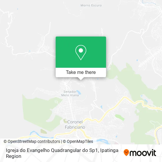 Igreja do Evangelho Quadrangular do Sp1 map
