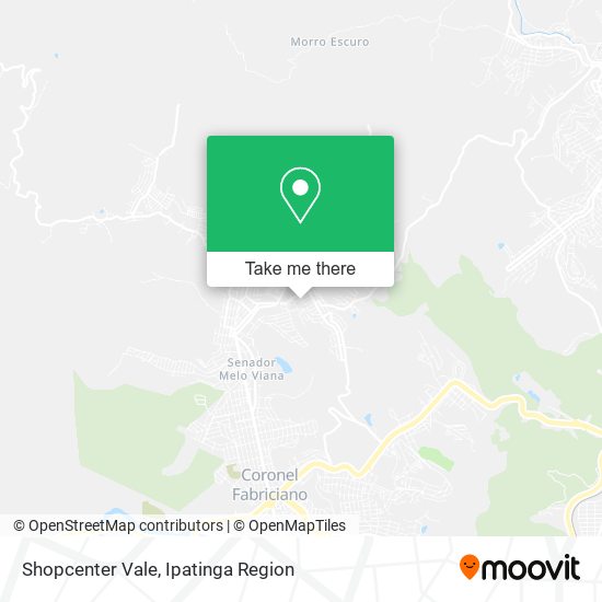 Mapa Shopcenter Vale