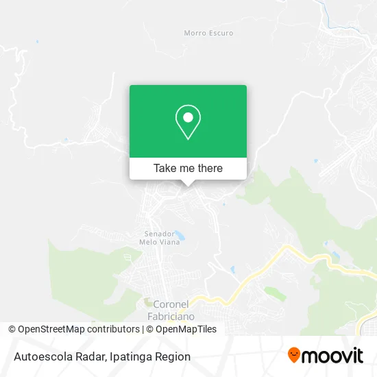 Autoescola Radar map