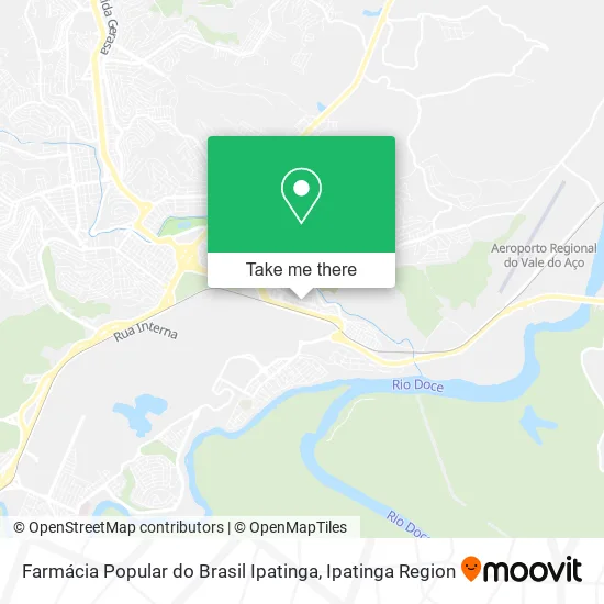 Farmácia Popular do Brasil Ipatinga map