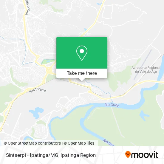 Sintserpi - Ipatinga/MG map
