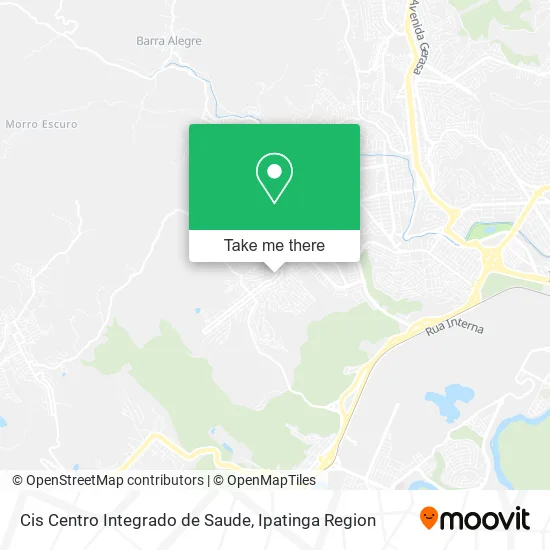 Cis Centro Integrado de Saude map
