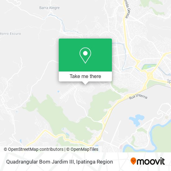 Quadrangular Bom Jardim III map