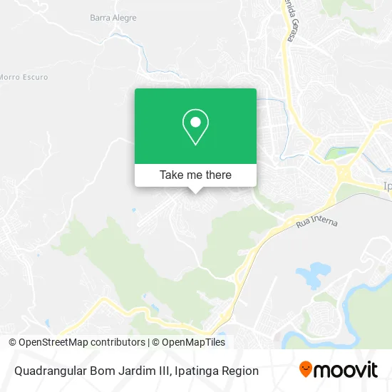 Quadrangular Bom Jardim III map