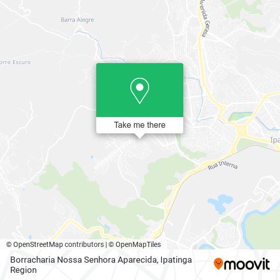 Mapa Borracharia Nossa Senhora Aparecida