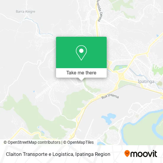 Claiton Transporte e Logistica map