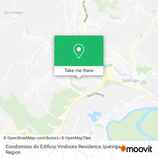 Condominio do Edificio Vindouro Residence map