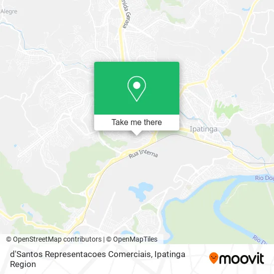 d'Santos Representacoes Comerciais map