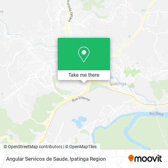 Angular Servicos de Saude map