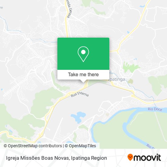 Mapa Igreja Missões Boas Novas