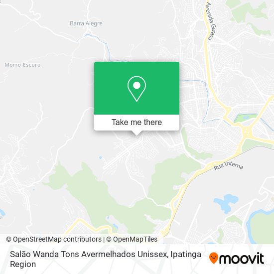 Salão Wanda Tons Avermelhados Unissex map