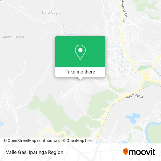 Valle Gas map