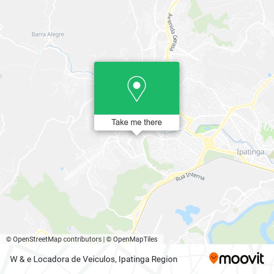 W & e Locadora de Veiculos map