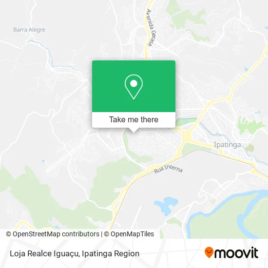 Loja Realce Iguaçu map