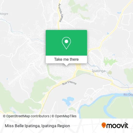Miss Belle Ipatinga map