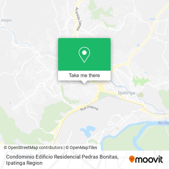 Condominio Edificio Residencial Pedras Bonitas map