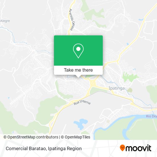 Comercial Baratao map