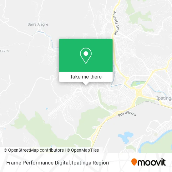 Frame Performance Digital map