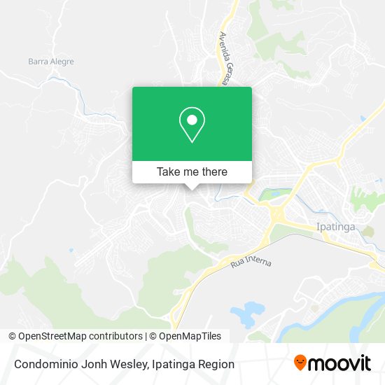 Condominio Jonh Wesley map