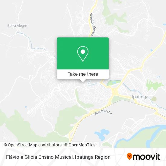 Flávio e Glicia Ensino Musical map