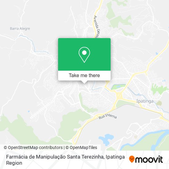 Mapa Farmácia de Manipulação Santa Terezinha