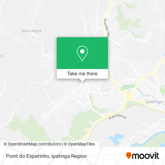 Point do Espetinho map