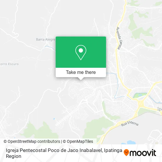 Igreja Pentecostal Poco de Jaco Inabalavel map