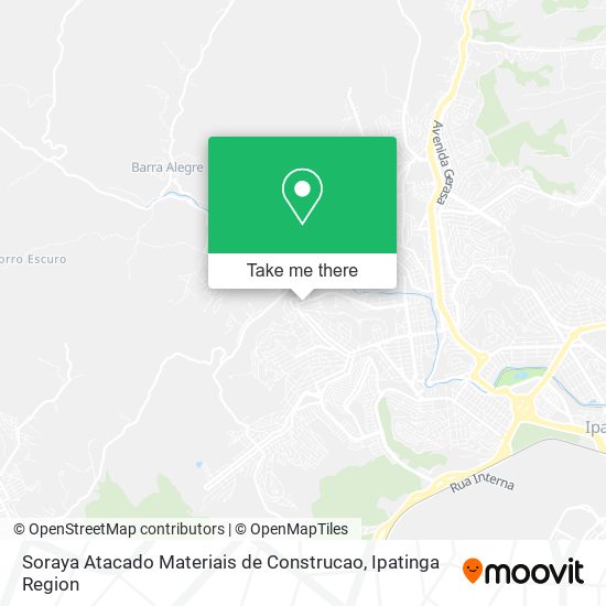 Mapa Soraya Atacado Materiais de Construcao