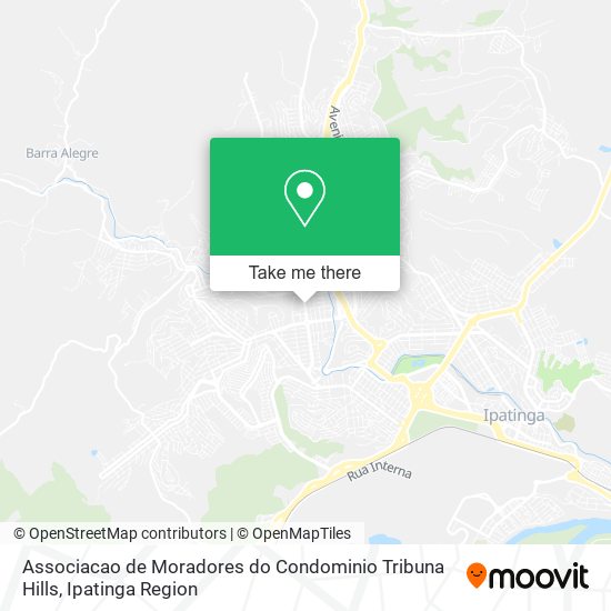 Associacao de Moradores do Condominio Tribuna Hills map