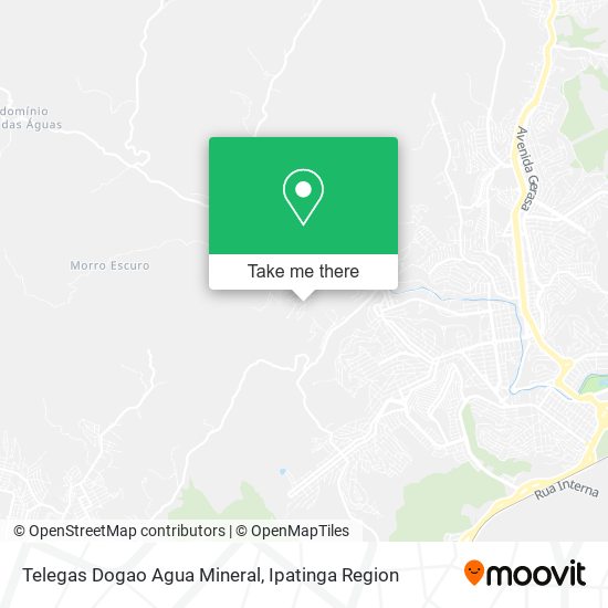 Telegas Dogao Agua Mineral map