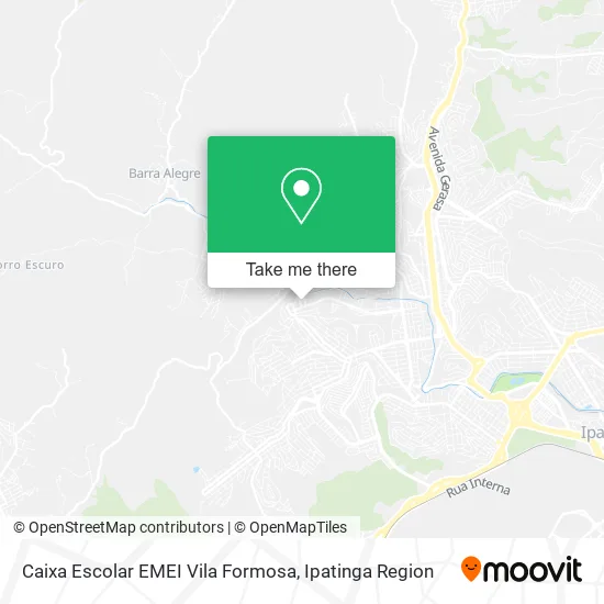 Caixa Escolar EMEI Vila Formosa map